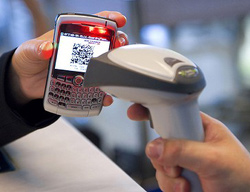 mobile check-in at Air France flight